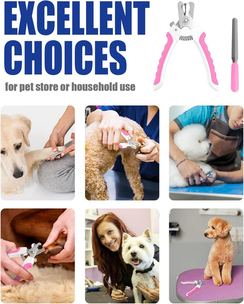 U10.1, Trimmer WePet Dog Nail Clippers Dog Nail Large Breed with Quick Sensor, Razor Sharp Blade Professional Pet Nail