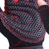 RiToEasysports Fitness Gloves, Non Slip Microfiber Silicone Palm Breathable Ottoman Back with Wrist Wrap