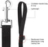 AMAGOOD 6 FT Puppy/Dog Leash, Strong Durable Traditional Style with Easy to Use Collar Hook, Black