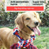 Generic Harmless 94cm Pet Dog Bite Teether Cotton Rope Five Knot Large Dog Teeth Cleaning Deodorizing Anti-Tear Home