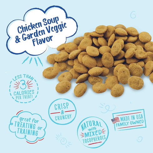 Charlee Bear Dog Treats, Small Dogs Training Treats, Crunchy Low Cal Dog Treats, USA, Puppy Training Treats (Chicken