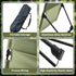 1.1lbs Ultra-Lightweight Foldable Camping Backrest Chair - Portable Outdoor Lazy Chair with Waterproof Oxford Fabric