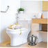 YOSADIER Capacity Portable Adult Potty Stainless Steel Pee Bucket Lid Home Chamber Pot for Seniors and Pregnant Women