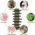 Generic Rabbit Bunny Treat Hamster Chew Toys, Grass Cakes Heart Shaped Chew Toys for Pets 2Pcs