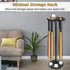 TP Baseball Bat Holder Display Rack - Solid Wood Organizer Holds 10 Bats, Sturdy Baseball Softball Bat Stand