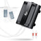 AQQA 3.5W Aquarium Air Pump, Dual Outlet Oxygen Pump with 2 Air Stone, Adjustable Air Valve for 160 Gallon Fish Tank