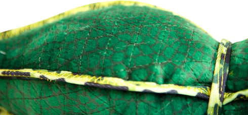 Outward Hound Xtreme Seamz Alligator Squeaky Dog Toy, Reinforced Dense Stuffing Plush