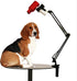 Dog Hair Dryer Holder - Pet Grooming Table Stand, Hands-Free 360° Rotating Blow Dryer Holder with Adjustable Clamp Mount