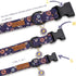 Faygarsle Floral Dog Collar for Girls, Soft Fancy Pet Collar with Flower Design for Small Medium Large Dogs (Purple, M)