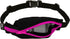 SPIbelt Kids Pocket Belt, Expandable Pocket, Adjustable Waist, No Bounce, Black with Hot Pink Zipper