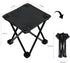 SuBleer Folding Camp Stool, Portable Camping Stool Mini Camping Foot Stool Outdoor Adult Hiking Fishing Beach Portable