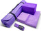 Yoga Kit - 7-Piece Yoga Mat Set for Home Workouts, Includes Thick Mat, Blocks, Strap, Towels & Carrying Bag