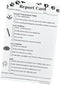 Dog Grooming Report Cards (Pad of 100, 5.5 X 8.5 Inches) for Grooming Salon