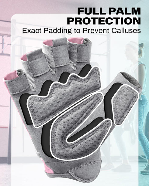 VINSGUIR Workout Gloves for Women and Men, Breathable Weight Lifting Gloves for Gym Exercise, Fitness, Training