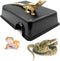Pangea Reptile Hide Box (C- Medium) in Black