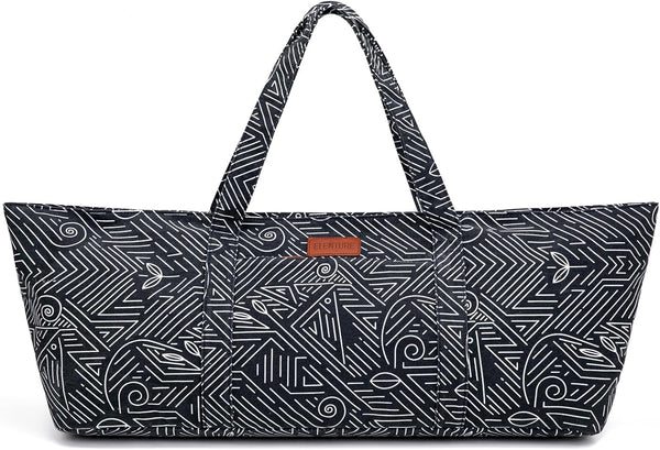Large Yoga Mat Bag for Women & Men, Travel Yoga Gym Bag for Pilates, Office, Beach Workout with Mat Strap