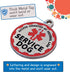 Service Dog Vest with ID Tag and ADA Info Cards, Durable Harness in X Small to XX Large, 2-Sided Service Animal Cards