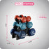 HolaHatha Neoprene Dumbbell Weight Set with Rack, 2, 3, 5, 8, and 10 Pound for Home Exercises