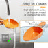 Dog Food Scoop, Melamine Pet Food Measuring Cup - 1 Cup, 1/2 Cup, 1/4 Cup, Dishwasher Safe - Orange