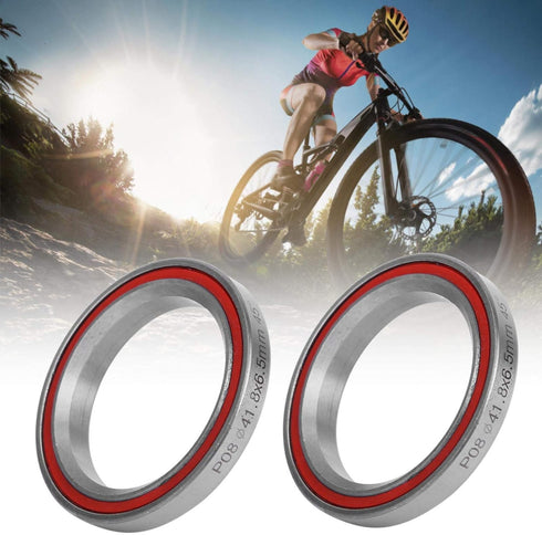 Keenso 2PCS 41.8MM Heavy Duty Bike Headset Bearing, Double Sealed for Mountain and Road Bike Cycling Accessory
