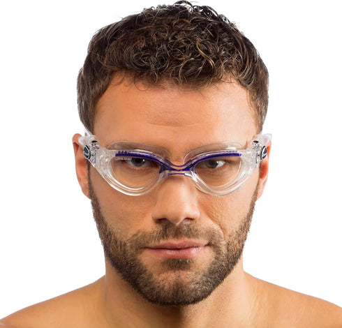 Swimming Cressi Adult Comfortable Silicone Goggles for Indoor Pool and Outdoor Use - Flash: Made in Italy