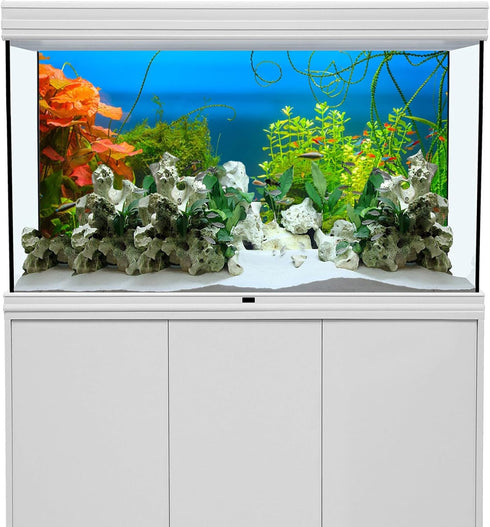 YongFoto Fish Tank Background 30x18 inch Aquarium Background River Bed Waterweeds Lake Aquatic Plant Underwater World Backdrop Reptile Habitat Terrarium Background