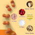 6 oz Jungle Calling Rawhide Free Dog Chew Treats, Real Chicken Wrapped Peanut Butter Bones, Teeth Clean Chewy Training
