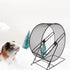11.02X10.23X5.90In POPETPOP Silent Hamster Running Wheel with Rack - Quiet Exercise Toy for Small Pets Including