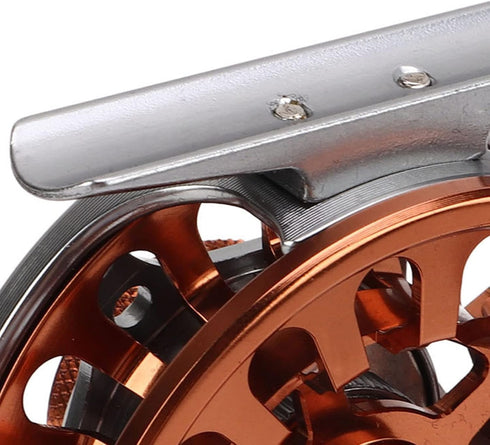 Fly Fishing Reel, 3/4 Weight, CNC Machined Aluminum Alloy Body, 1:1 Gear Ratio, 3 Bearings, Sealed Fishing Reel