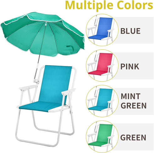 Eikyutora Folding Beach Chair for Adults,Lightweight Portable Camping Chairs,Outdoor Lawn Chair,Foldable Travel Picnic
