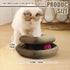 Magic Organ Cat Toy, 1PC Magic Organ Cat Scratching Board, Magic Organ Cat Scratch Board Cat Toy with Bell Cat Grinding Claw, Foldable Magnetic Corrugated Paper Circular Cat Accordion Toy & Cat Lovers