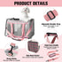 EXPAWLORER Cat Carrier Large, Soft-Sided Top Load Travel Carrier for Medium Cats Under 25, Airline Approved