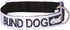 Blind Dog White Color Coded Alert Warning Buckle Collars (S-M Collar 10-17"Lx1"W)