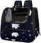 White Baby Elephants Cat Backpack Carrier, Breathable Cat Carrier Large Space Bubble