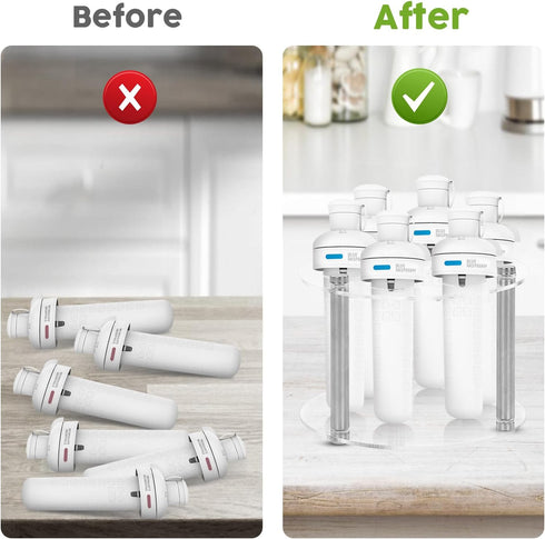 Rainmae Flavor Cartridge Holder for Cirkul, 7 Flavor Cartridge Acrylic Storage Rack Organizer