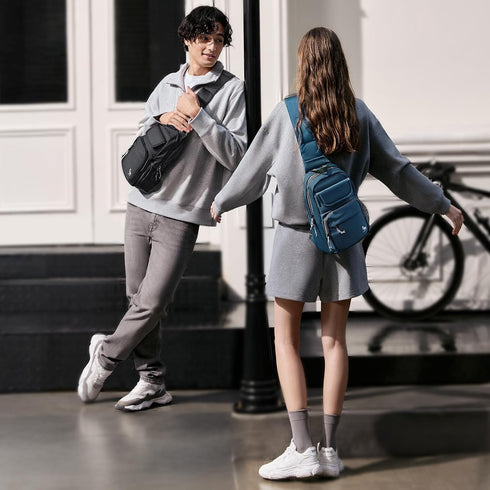 Backpack Backpack Daypack OIWAS Sling Bag Crossbody for Men, One Strap Hiking Chest Bag for Women