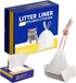 HEIDBER Drawstring Litter Liner Bags 100 Pack-Cat Litter Box Liner Bags for Litter