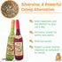 KittiLush 2-Pack Organic Silvervine Catnip Substitute Toys - 100% All-Natural Refillable Wine Bottle Kicker