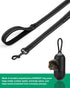 Heavy Duty Dog Leash, 5FT/6FT Double Handle Reflective Training Lead for Large Breed Dogs, Black