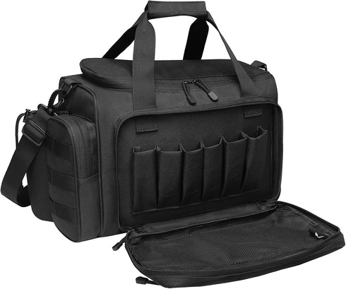 MOSISO Tactical Range Bag, Large Duffle for Handguns and Ammo, Soft Cases for Shooting Range Outdoor