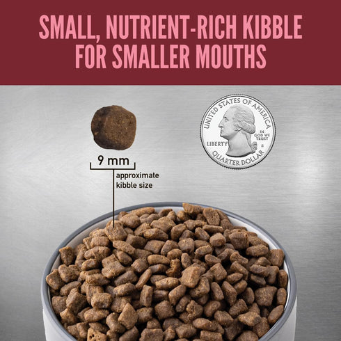 ORIJEN Small Breed Dry Dog Food, Grain Free for Small Breeds, Fresh or Raw Ingredients, 4 lb