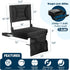 KENSOSO Extra Wide Stadium Seat with Back Support | Adjustable High Back & Thick Padded | Bleacher Chairs with back