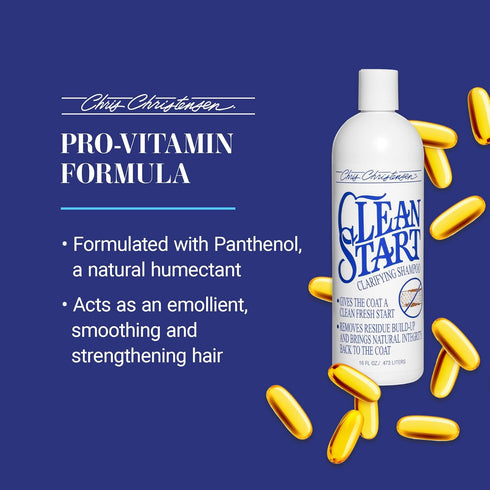 (16 Chris Christensen Clean Start Clarifying Dog Shampoo - Pro-Vitamin Formula That Wont Strip The Coat! Removes