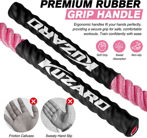 Weighted Jump Rope for Women, Adult Skipping Rope for Fitness, Heavy Exercise Jumpropes for Home Gym Workout
