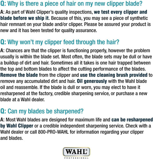 Wahl Professional Animal Competition Series Detachable Blade 5F Full Coarse, 15/64-Inch Cut Length (2372-100)