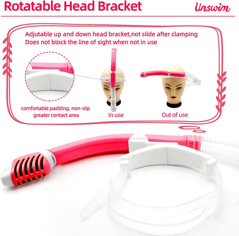 Kids Snorkel for Swimming, Rotate Function for Boys & Girls, Child Training Swimming Snorkel
