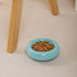 6.1 Inch Cat Bowls - 7 oz Ceramic Food Bowl, Whisker Fatigue Relief, Anti-Vomiting, Perfect for Indoor Cats (Blue)
