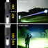 Zoomable LED Flashlights Powerful with COB Sidelight & Hook, 4 Modes 1000 Lumens, IPX4 Waterproof & Type-C Tactical Small Lantern Flashlights for Hiking, Camping, Travel, Emergency