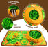 34.6 19.6 AWOOF Large Dog Snuffle Mat, Interactive Feeding Mat, in x in, Squeaker and Crinkle Paper, Non-Slip, Easy