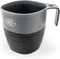 UCO Plastic Collapsible Cup, 12 Ounces, for Camping, Backpacking, and Hiking, Grey